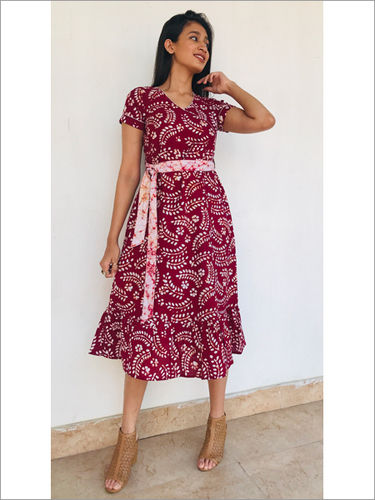 Batik Midi Dress