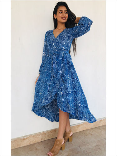 Batik Wrap Dress