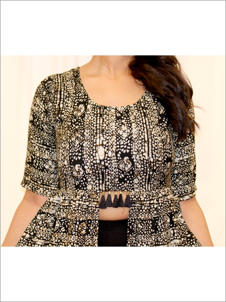 Batik Asymmetrical Dress