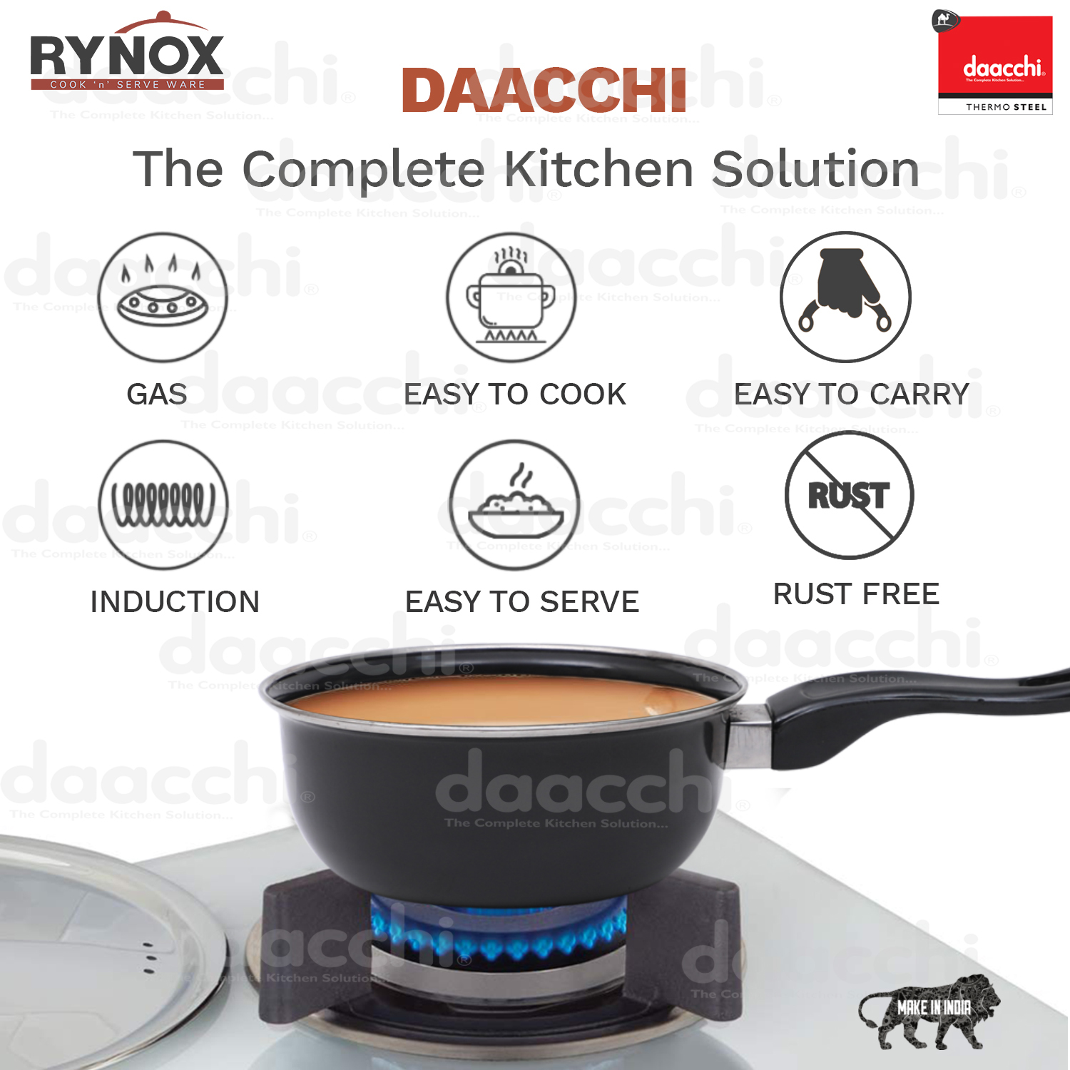 Black Ceramic/ Enamel Saucepan