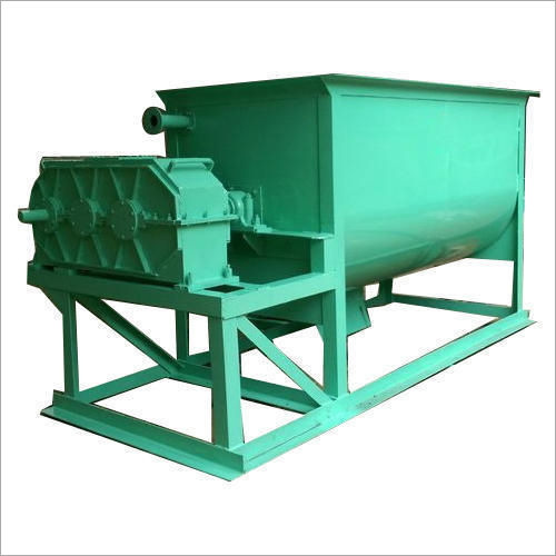 Horizontal Feed Mixer - MS Material, Automatic Operation | 1 Year Warranty, No Computerization