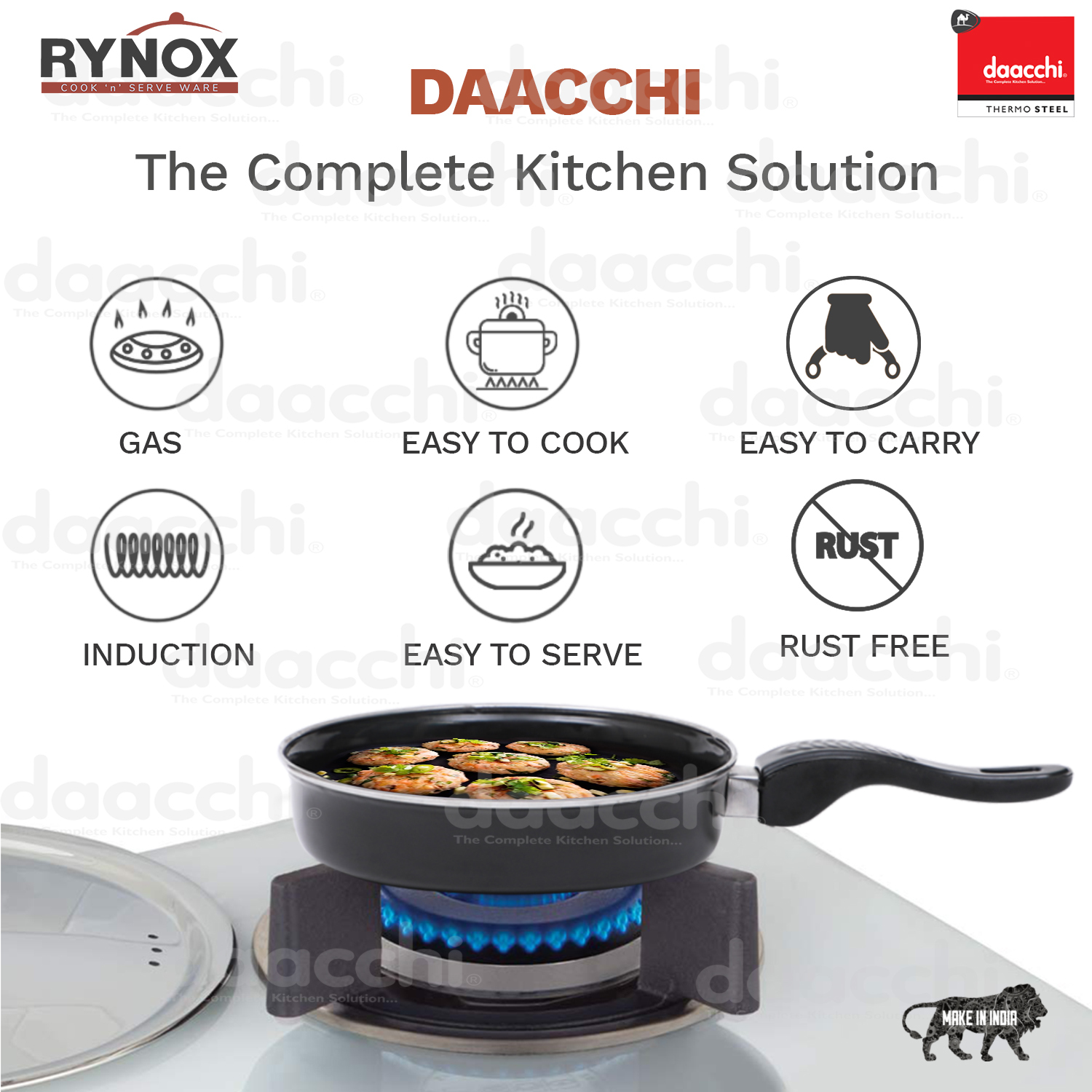Enamel /Ceramic Cookware Black Fry Pan