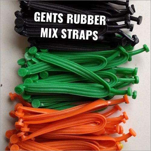Gents Rubber Slipper Mix Straps