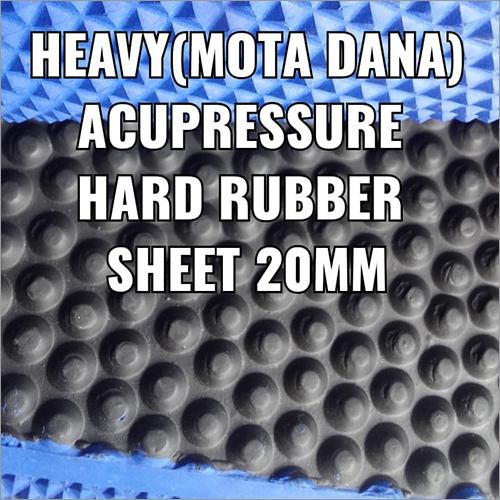 20 mm Heavy Acupressure Hard Rubber Sheet
