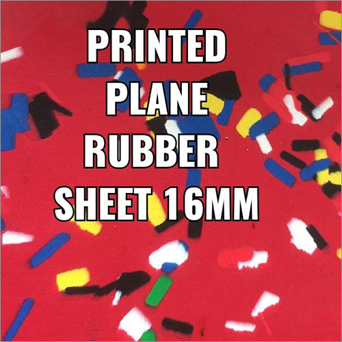 16 mm Printed Plain Rubber Sheet