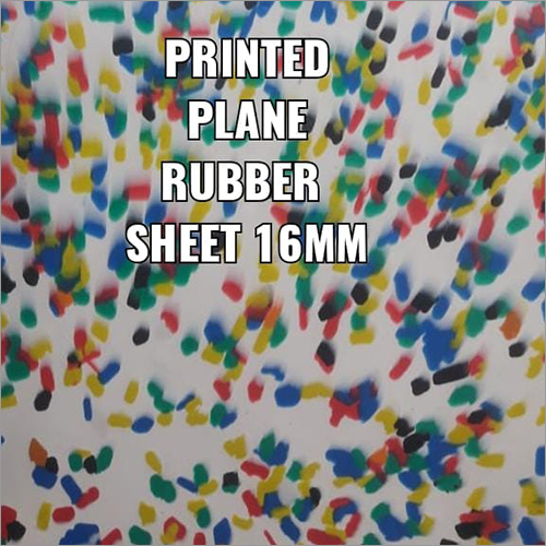 16mm Printed Plane Rubber Sheet