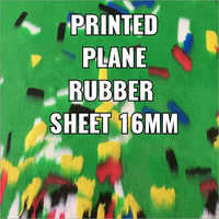 16mm Printed Plane Rubber Sole Sheet