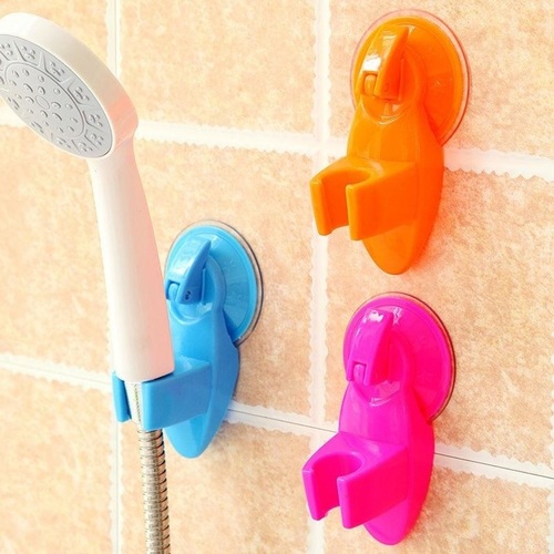 Shower Holder Hanger - Plastic, 7x6x13 Cm , Random Color for Bathroom Use, Easy Installation and Space-Saving Design