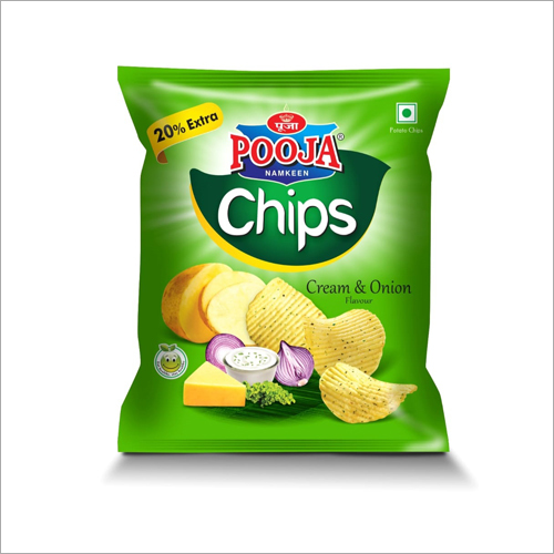 Cream And Onion Flavour Chips