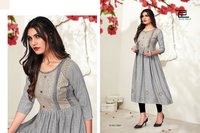 HEAVY RAYON TWO TONE KURTI
