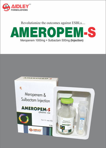 Injection Meropenem 1gm + Sulbactum 500mg