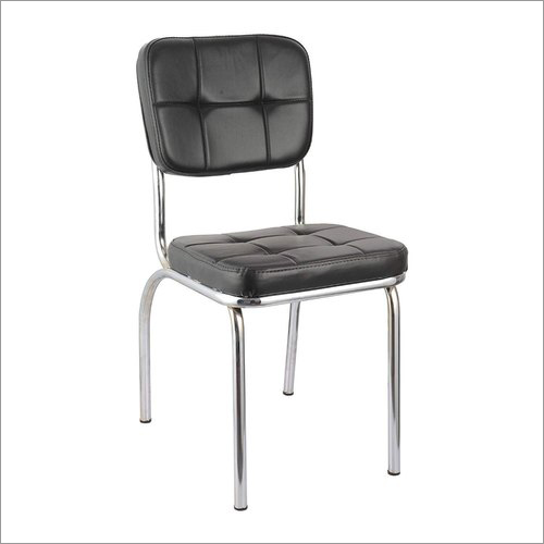 Black Without Arm Visitor Chair