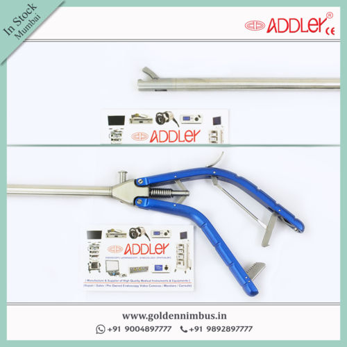 Addler Laparoscopic Needle Holder ,Self Riding  Storz Type Handle 5mm Instruments