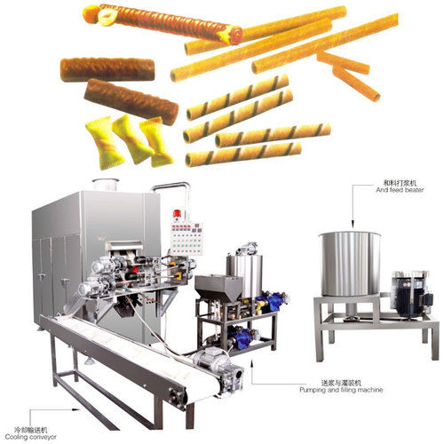 Automatic Egg Roll Making Machine Ice Cream Cone Forming Machine