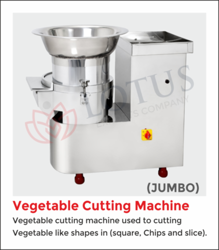 Vegetable Cutting Jumbo Machine By LOTUS EXPORTS COMPANY
