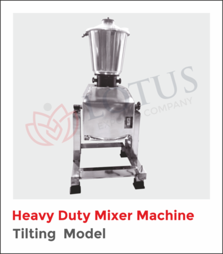 Heavy Duty Mixer Machine Tilting