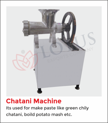 Electric Chatni Machine