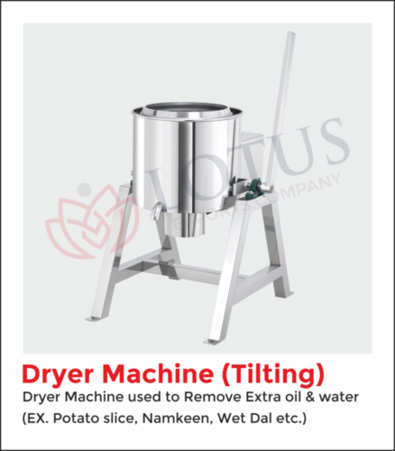 Dryer Tilting Machine Capacity: 10-15 Kg/Day