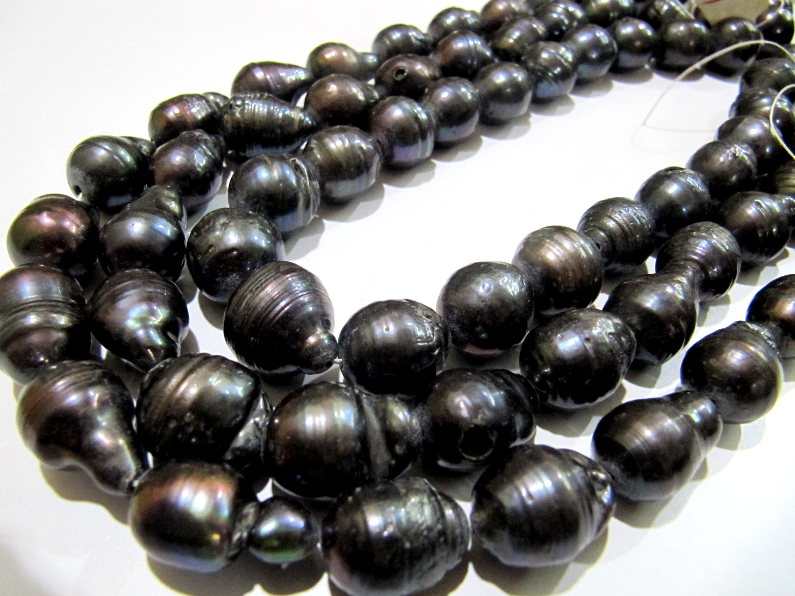 Natural Black Pearl Baroque Shape Beads  Nugget Shape 15 to 20mm