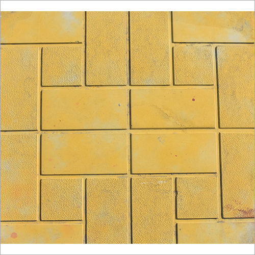 Yellow 60Mm Paver Block