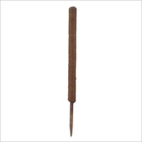 Coir Pole - 12 Inches Length, 1 Inch Diameter, Brown Color | Natural Finish, Cylindrical Shape, Stylish Decor For Indoor Spaces