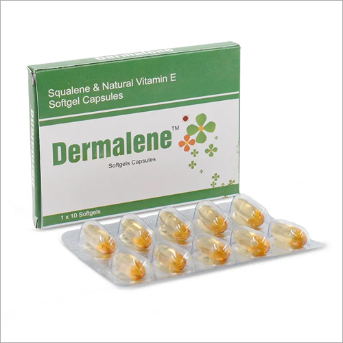 Squalene And Natural Vitamin E Softgel Capsules General Medicines