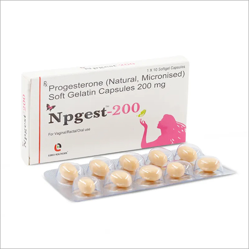 200 Mg Progesterone Soft Gelatine Capsules General Medicines