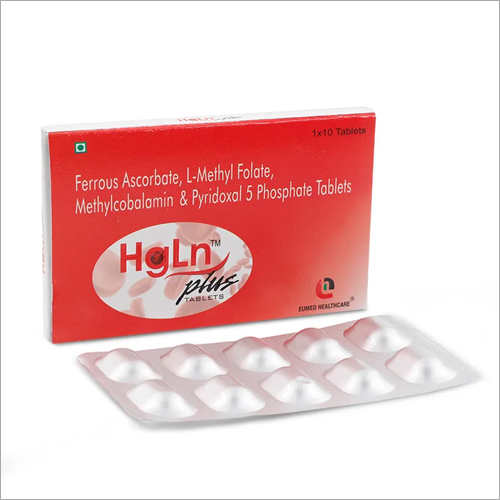 Ferrous Ascorbate L-Methyl Folate Methylcobalamin And Pyridoxal 5 PhosphateSustained Tablets