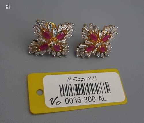 Designer American Diamond Earrings