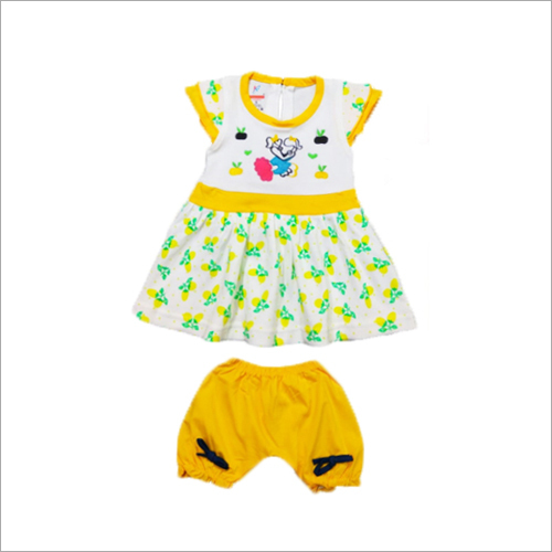 Baby Printed Girl Frock And Pant