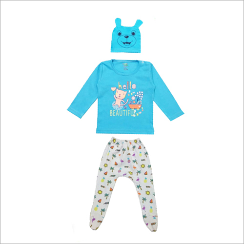 Baby Fancy Night Suit And Dress Set