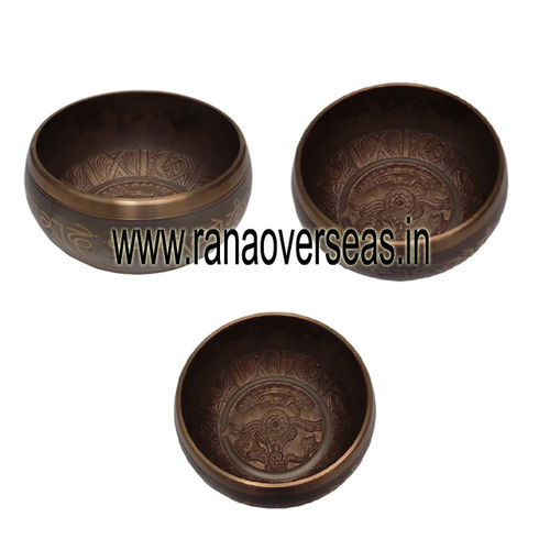 Tibetan Singing Bowls Set Meditation Sound Bowl Handcrafted