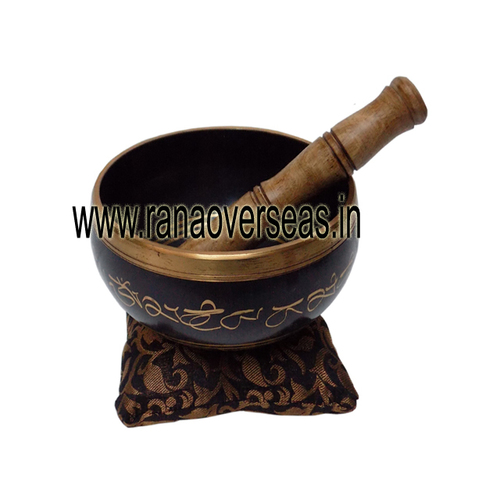 Tibetan Healing Meditation Yoga Singing Brass Bowl Set