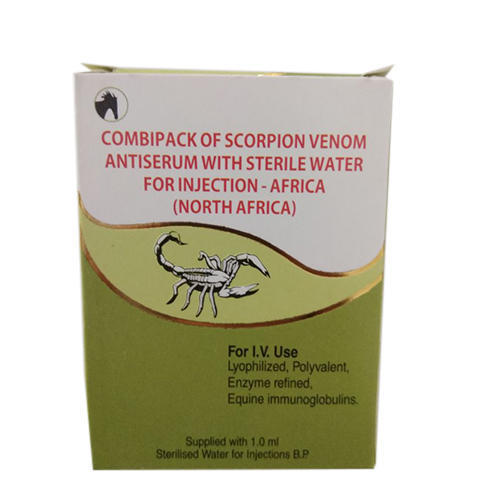 COMBIPACK OF SCORPION VENOM ANTISERUM WITH STERILE WATER FOR INJECTION