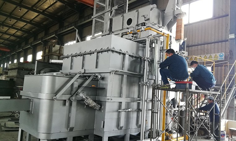 Aluminium Central  Melting And Holding Furnace