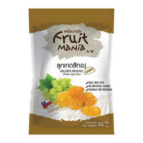 Yellow 30 G. Fruit Mania Golden Raisins