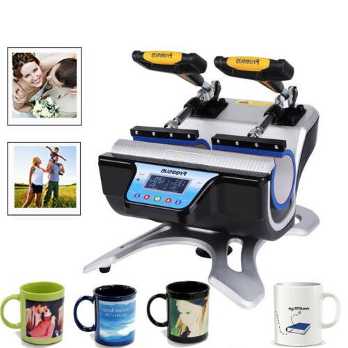 ST210 Dual Mug Heat Press Machine