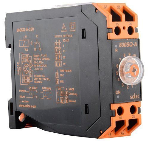 Selec 800Sq-A Din Rail On Delay Timer Warranty: 6 Months