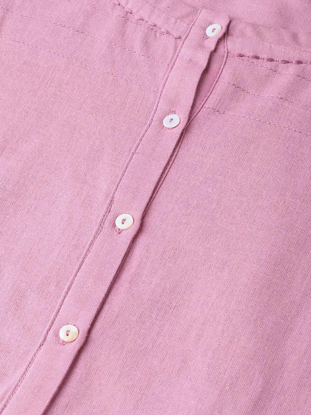 Pink Cotton Kurti
