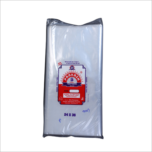 Transparent 24 X 36Mm Plain Plastic Bag
