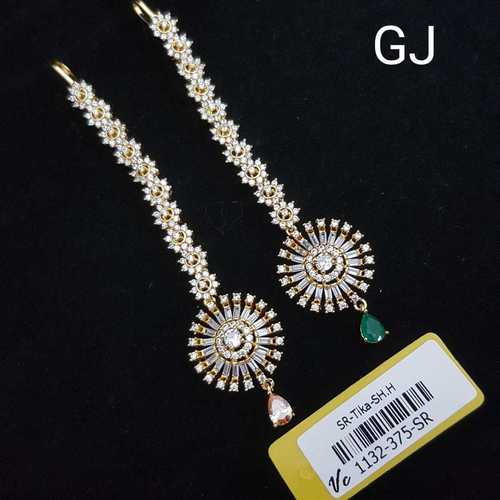 GJ Plated American Diamond Tikka