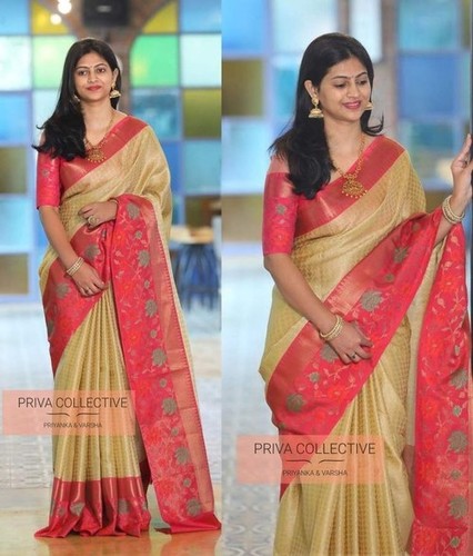 Ladies Heavy Banarasi Silk Saree - Multi Color, Exclusive Jacquard Work & Beautiful Rich Pallu | Ideal for Traditional Occasions, All Seasons