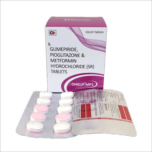 Glimepiride  Pioglitazone And Metformin Hydrochloride (SR) Tablets