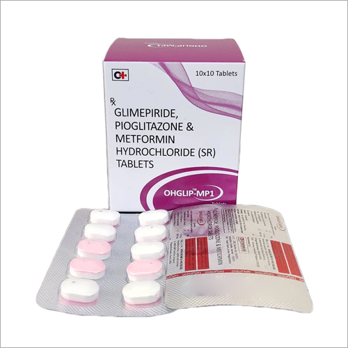 Glimepiride  Pioglitazone And Metformin Hydrochloride (SR) Tablets