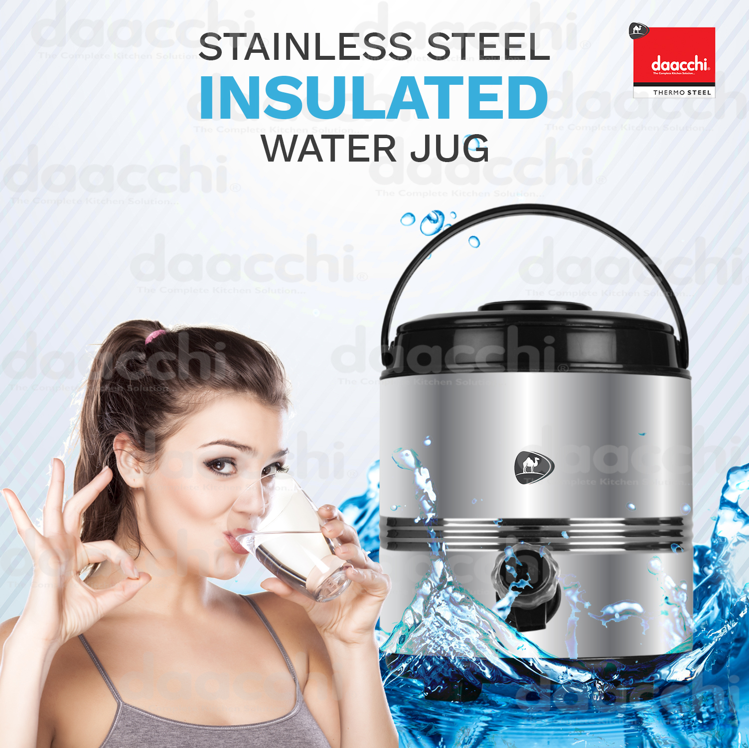 Insulated Stainless Steel Water Jug