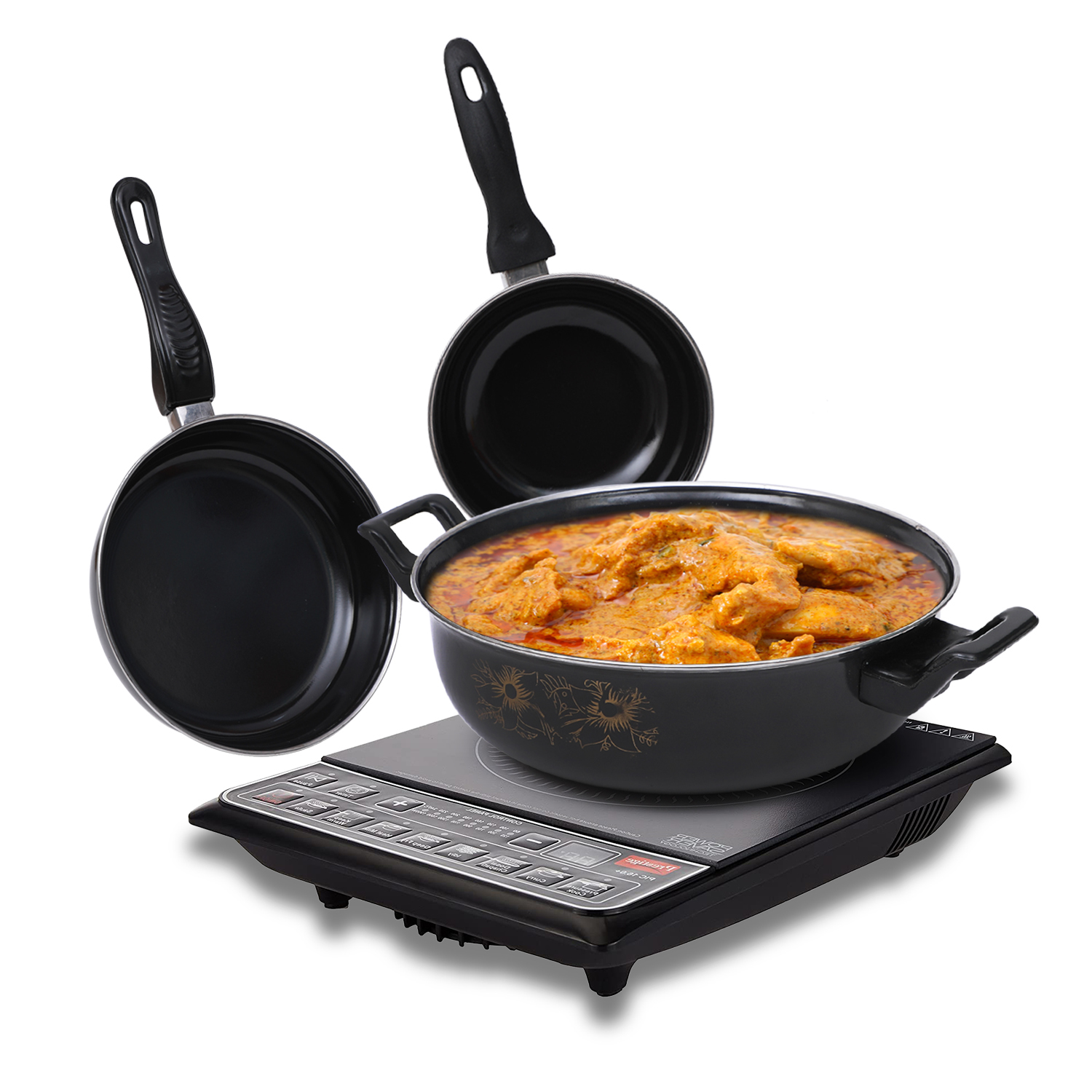 Black Enamel coated 3pcs