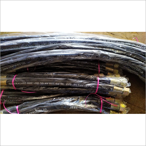 Hydralic Tractor Trolley Hose - MS Body 1 to 3 Inch Size 3/6/30 Meter Length | Industrial Pipe Usage 01 Year Warranty
