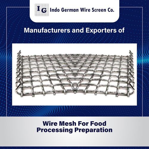 Silver Wire Mesh For Food Processing And Preparation