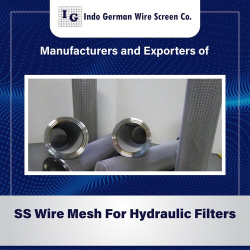 SS Wire Mesh For Hydraulic Filters