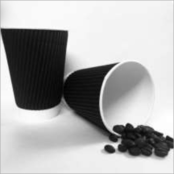 Black Ripple Paper Cup
